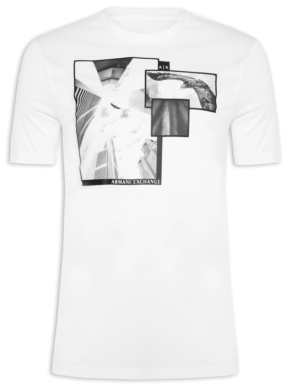 Camiseta Masculina Branco Armani Exchange