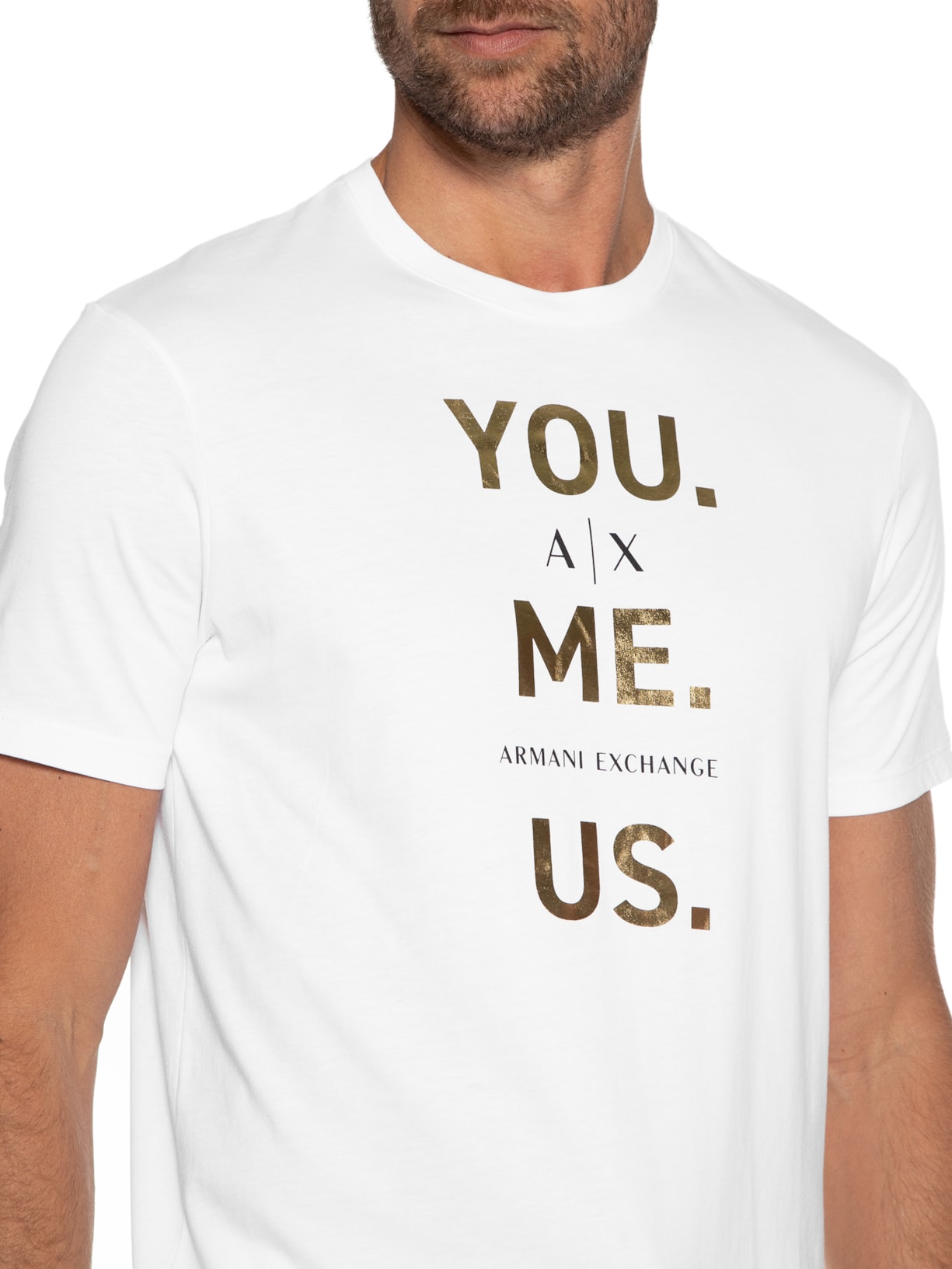 Camiseta Masculina Branco Armani Exchange