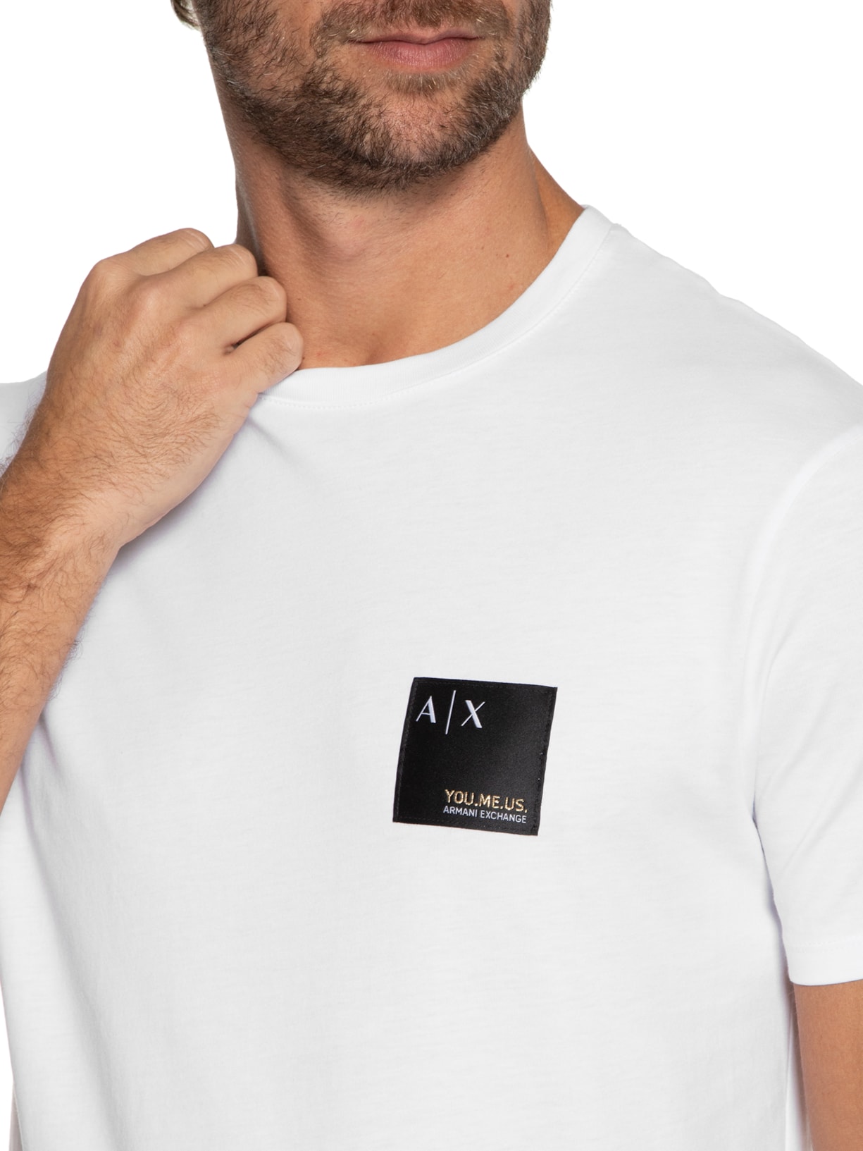 Camiseta Masculina Branco Armani Exchange