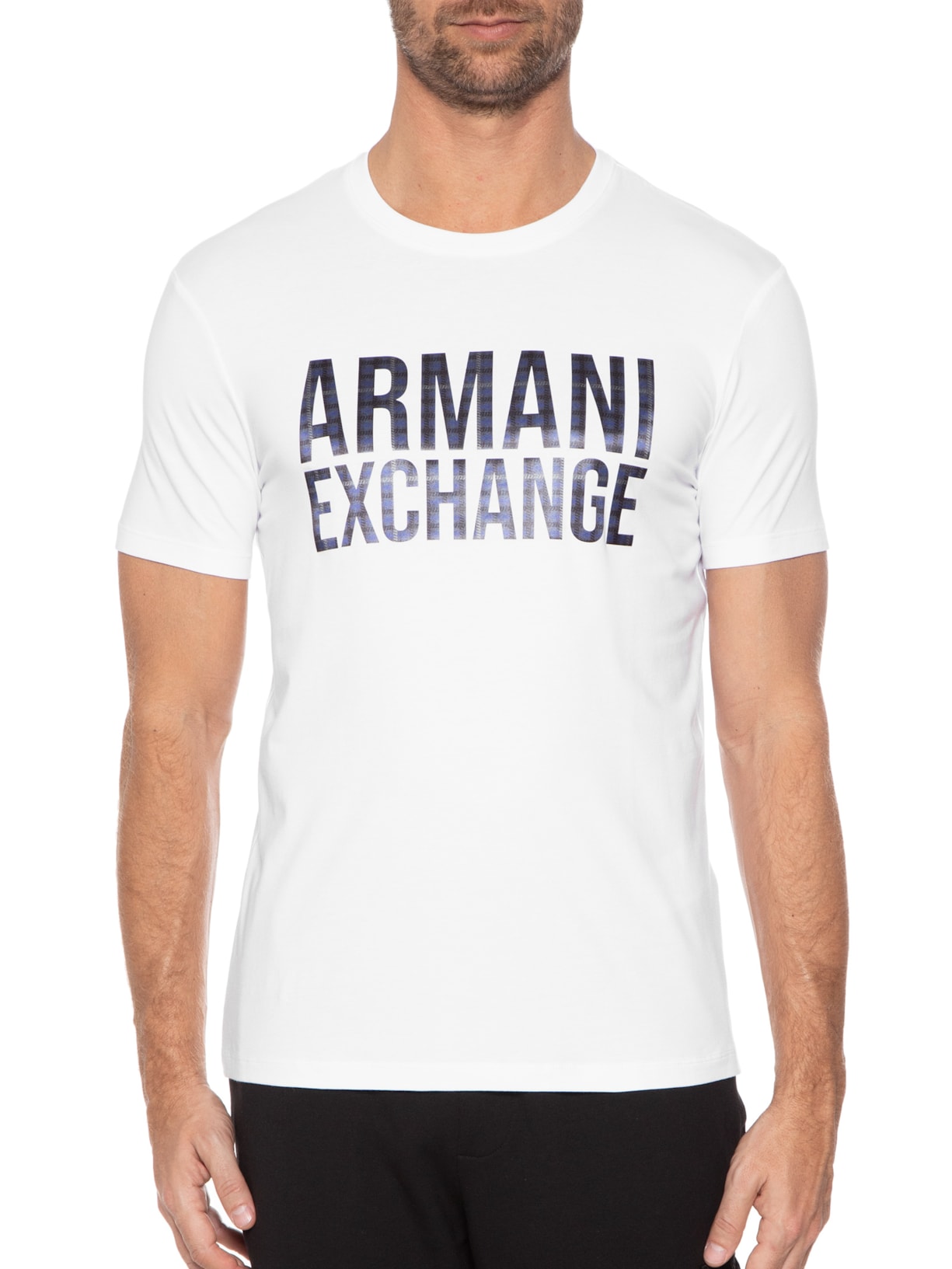 Camiseta Masculina Branco Armani Exchange