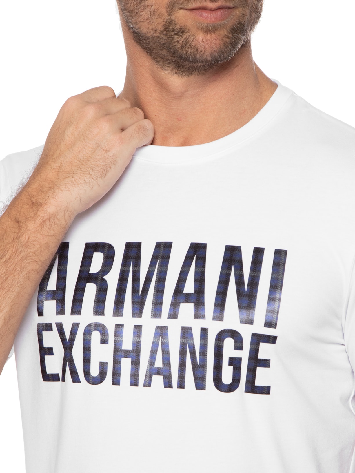 Camiseta Masculina Branco Armani Exchange