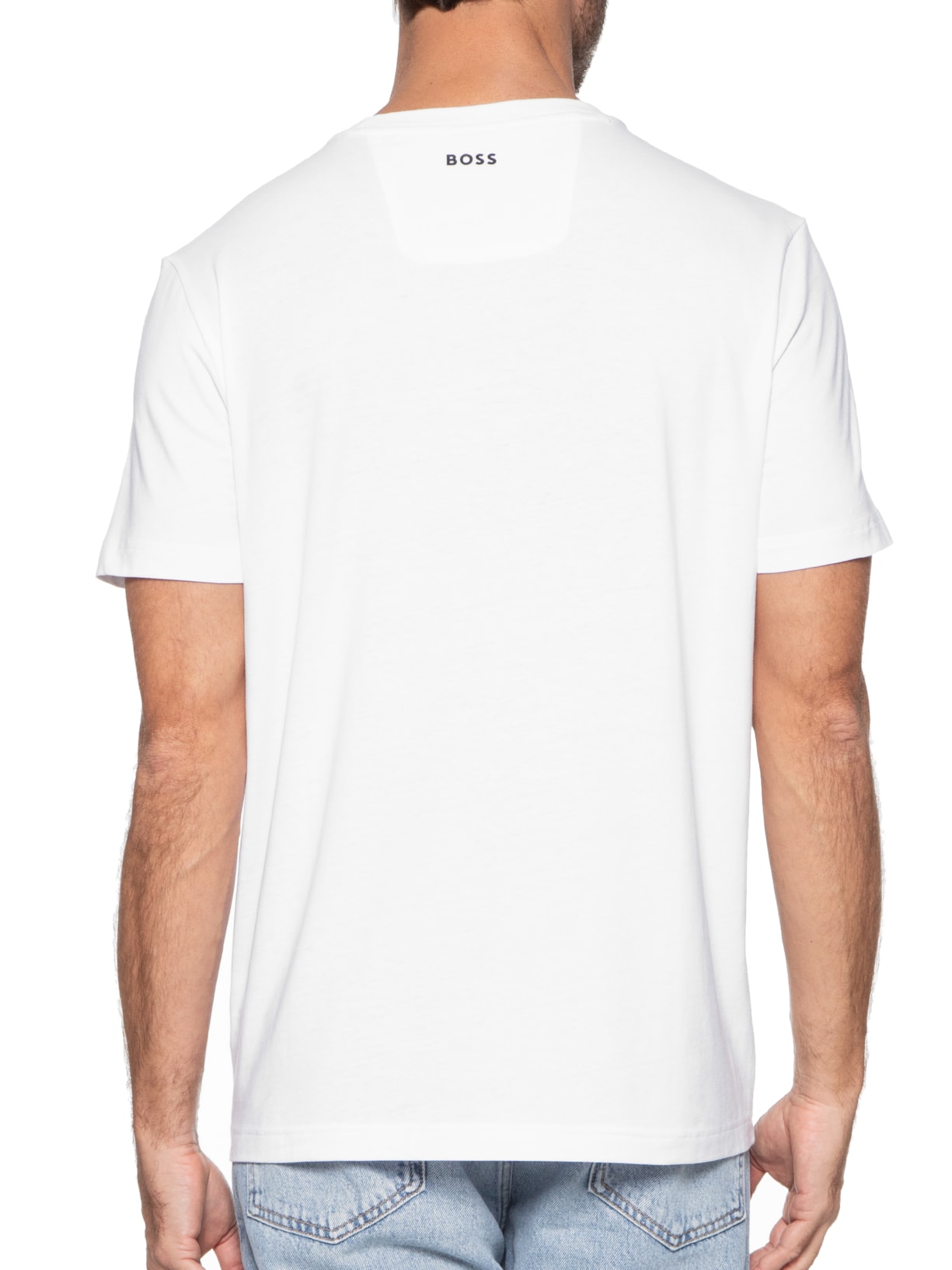 Camiseta Masculina Branco Boss
