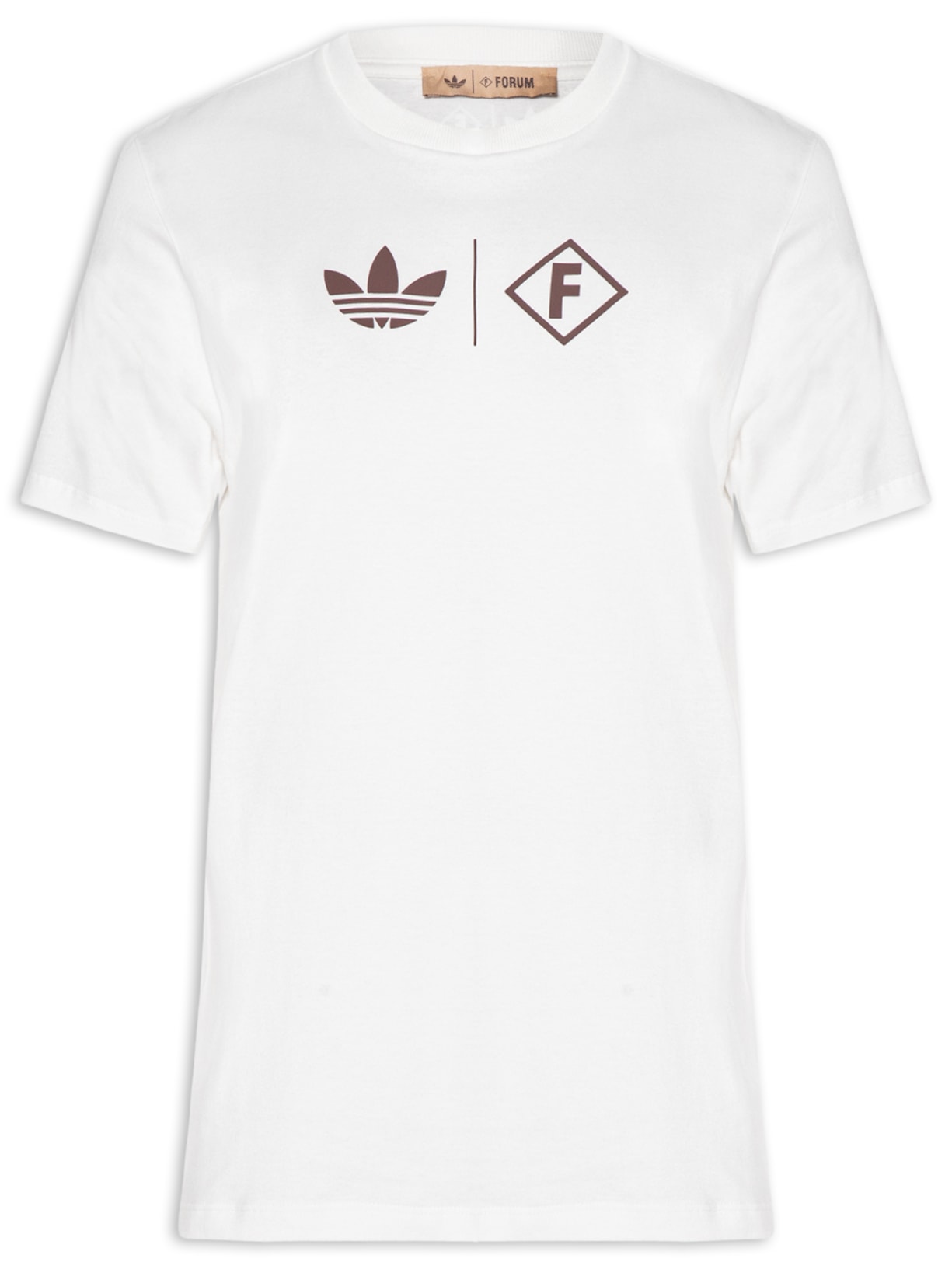 Camiseta Masculina Branco Forum + Adidas