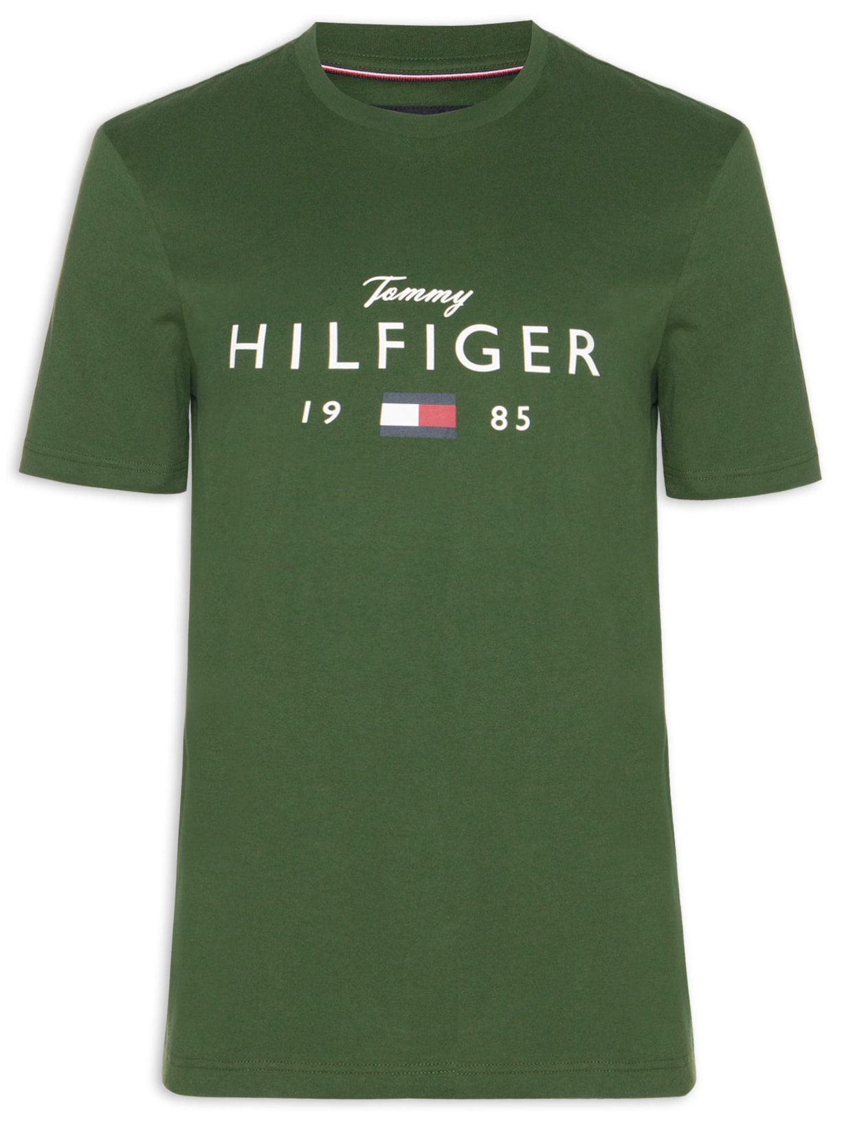 Camiseta Masculina Brand Love Big Verde Tommy Hilfiger