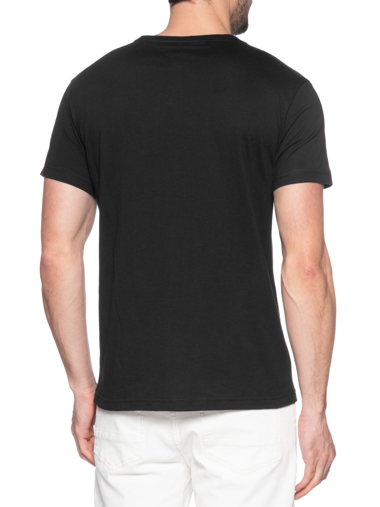 Camiseta Masculina Brand Of Love Print Preto Tommy Hilfiger
