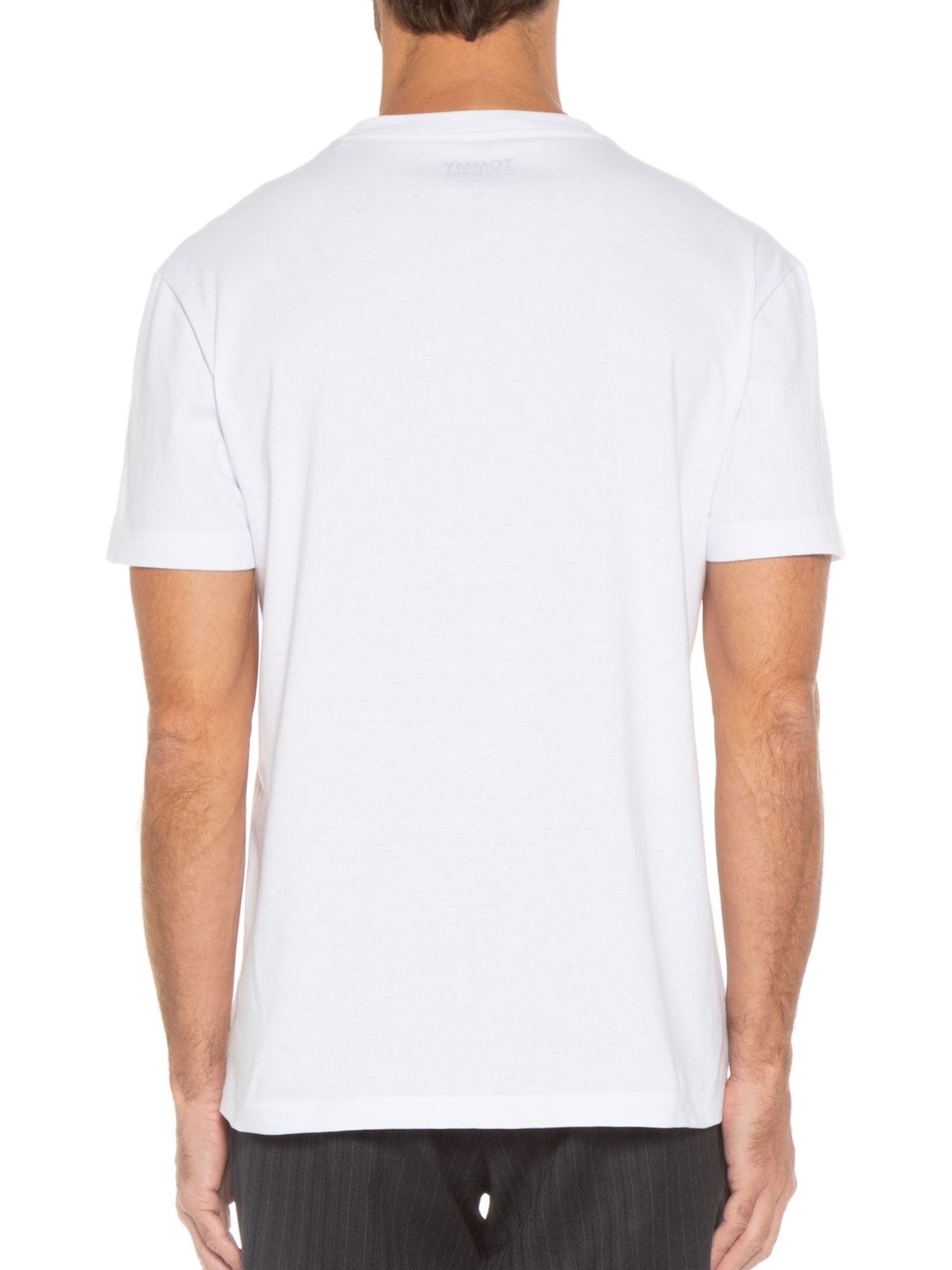 Camiseta Masculina Branded Tape Branco Tommy Jeans