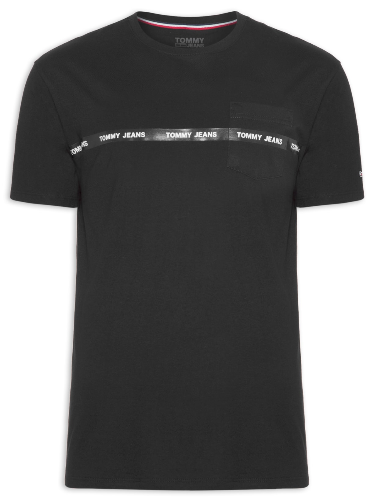 Camiseta Masculina Branded Tape - Preto