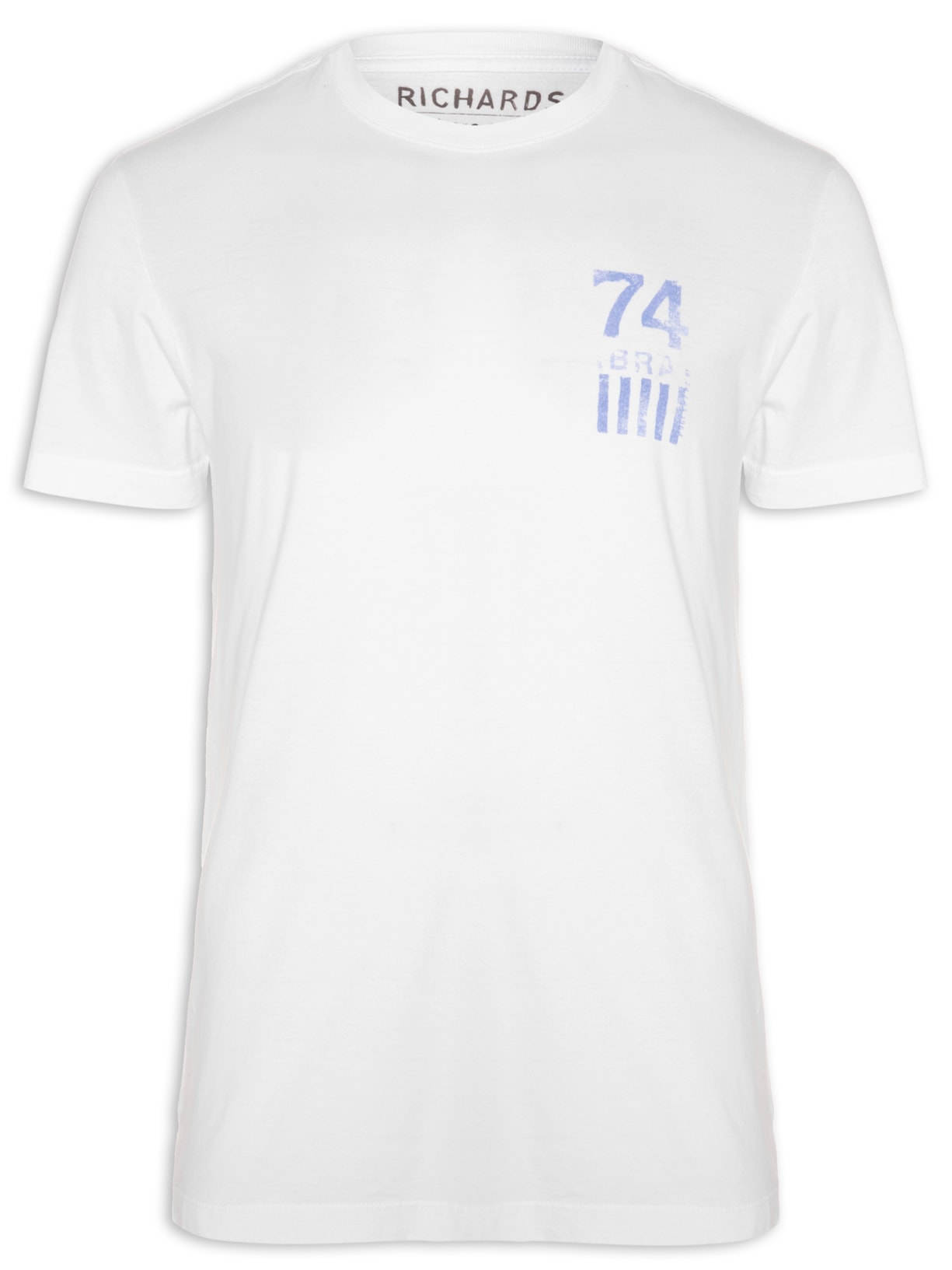 Camiseta Masculina Brasão Cup - Branco