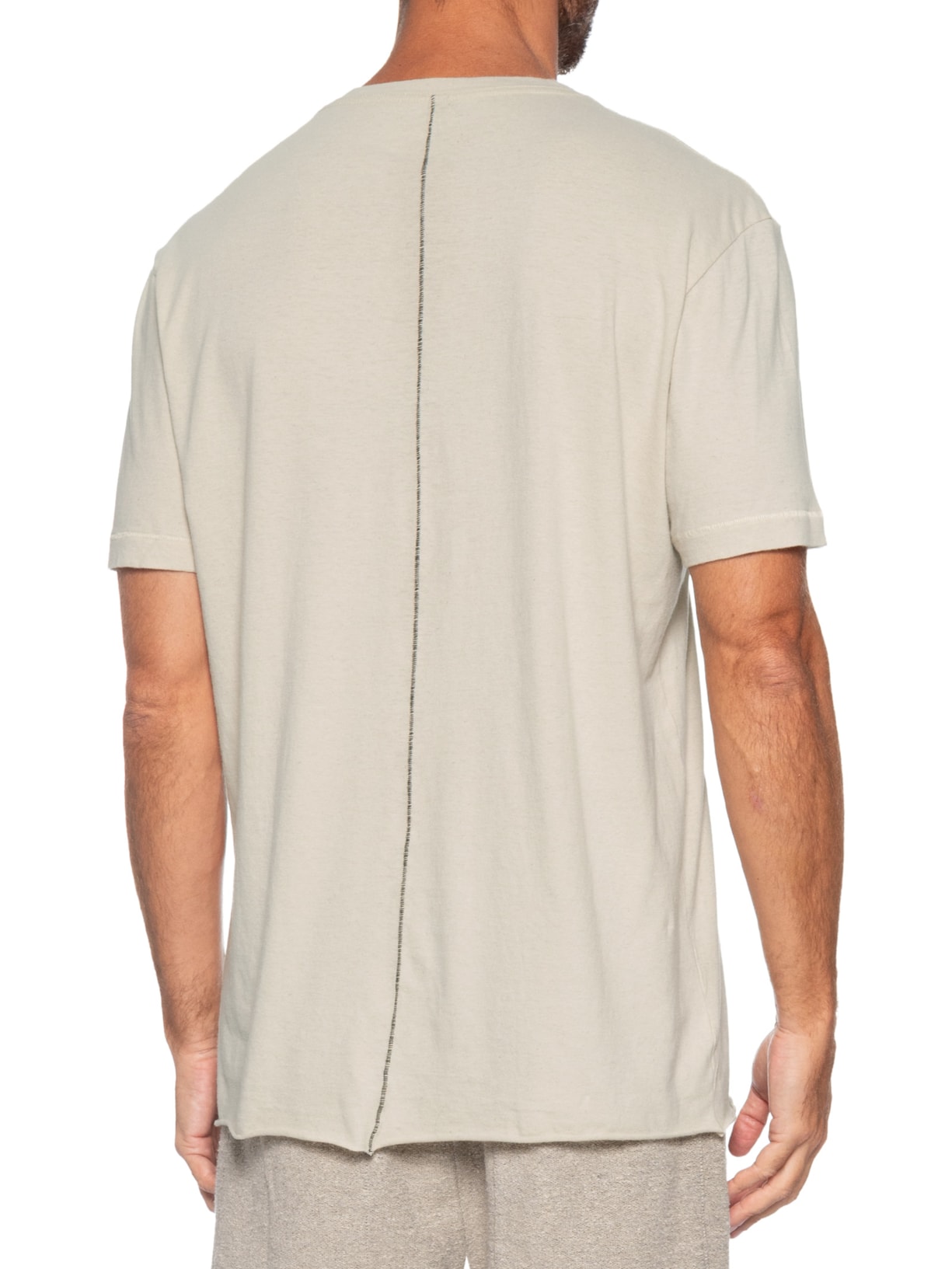 Camiseta Masculina Brasão Rustic Linen Beg Osklen