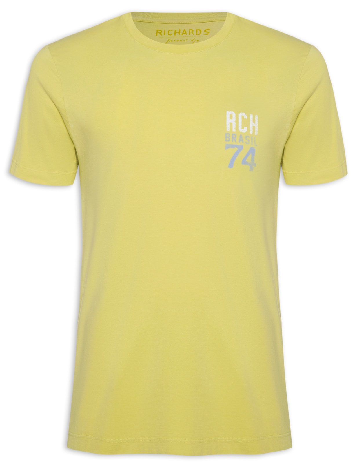 Camiseta Masculina Brasil Cup - Amarelo