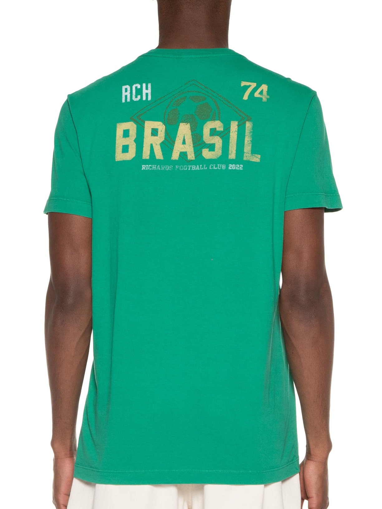 Camiseta Masculina Brasil Cup Verde Richards