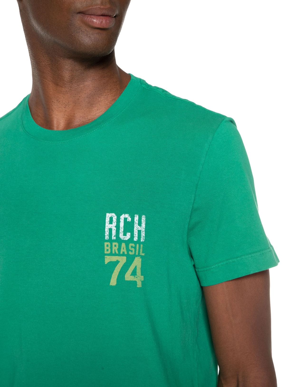 Camiseta Masculina Brasil Cup Verde Richards