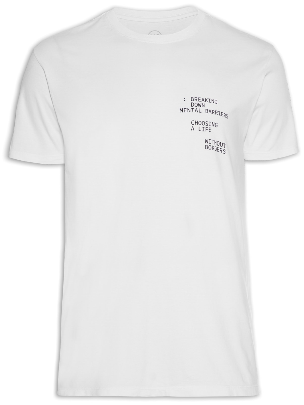Camiseta Masculina Breaking Down - Branco