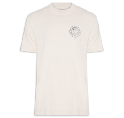 Camiseta Masculina Breath Syncs - Bege