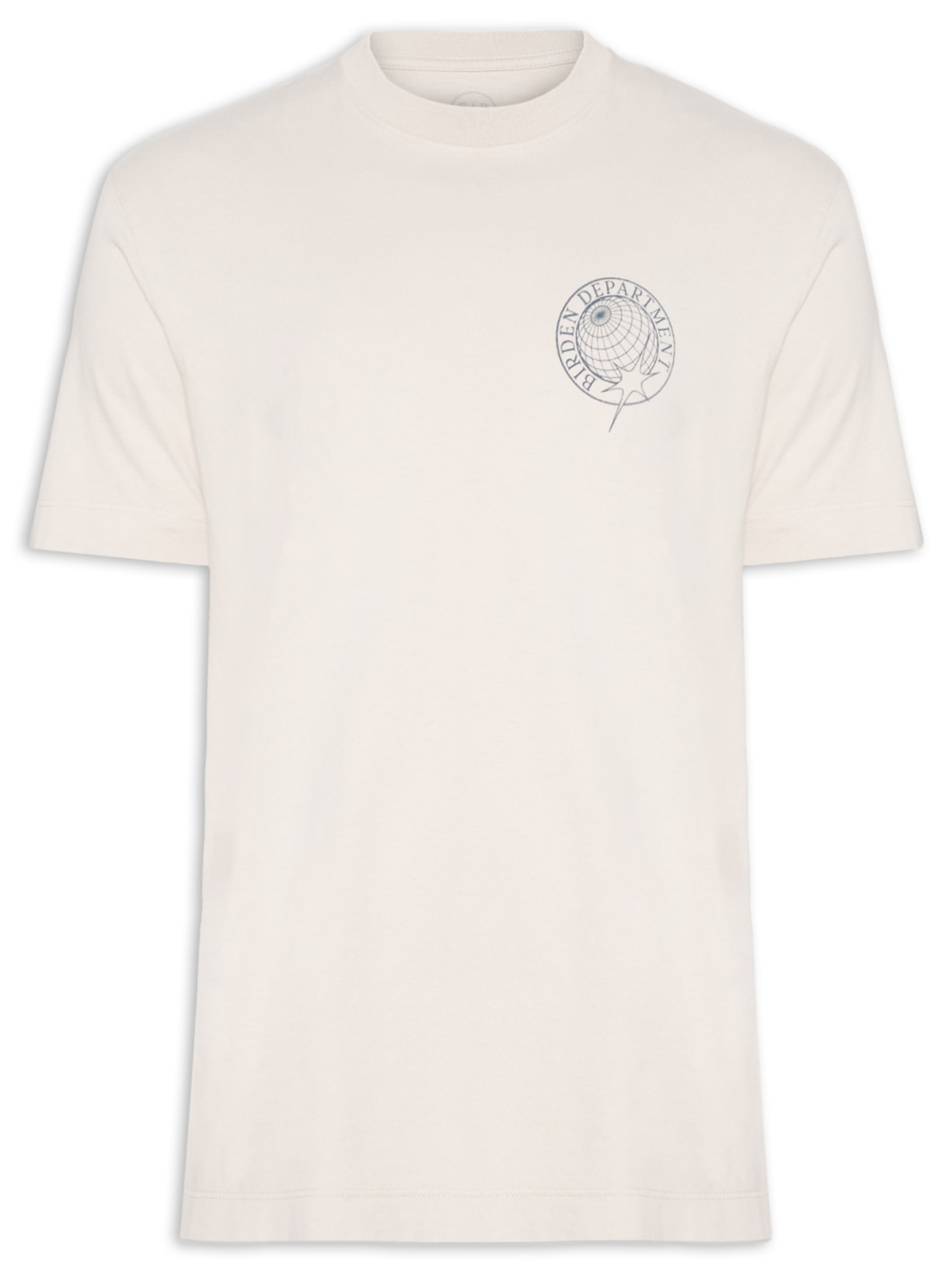 Camiseta Masculina Breath Syncs Bege Birden