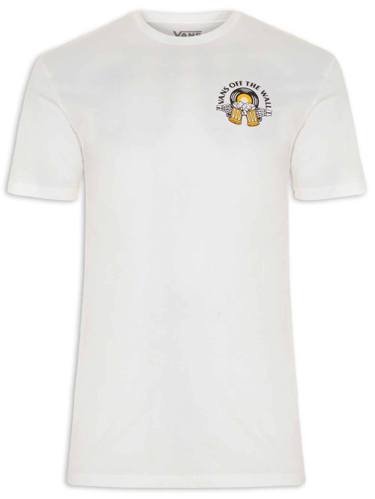 Camiseta Masculina Brew Bros Tunes - Branco