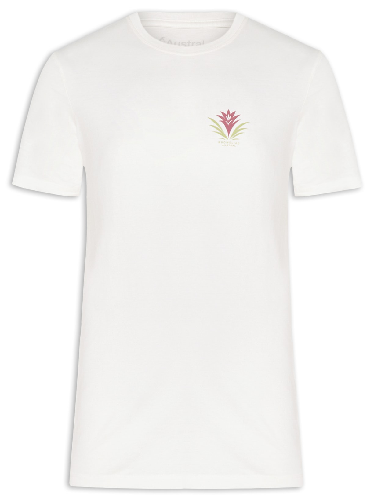 Camiseta Masculina Bromelia II - Branco