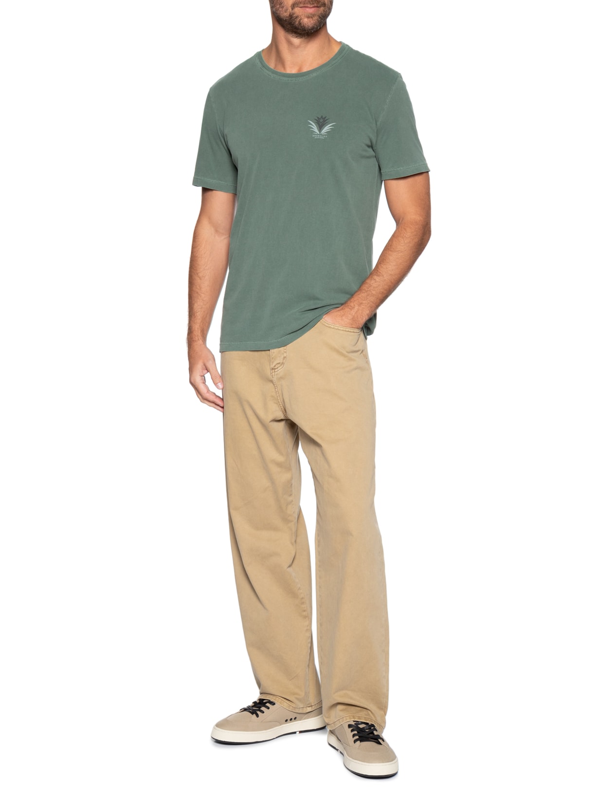 Camiseta Masculina Bromélia II Verde Austral