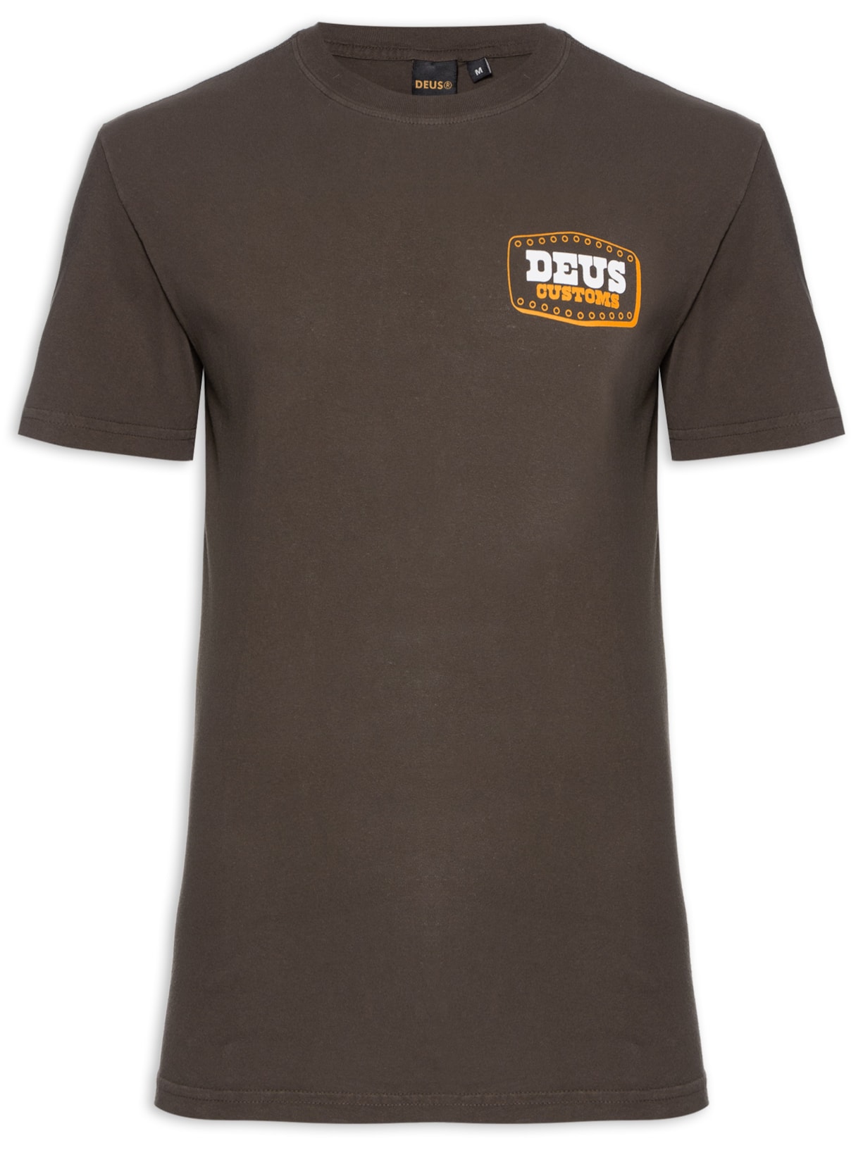 Camiseta Masculina Buckle Up - Marrom