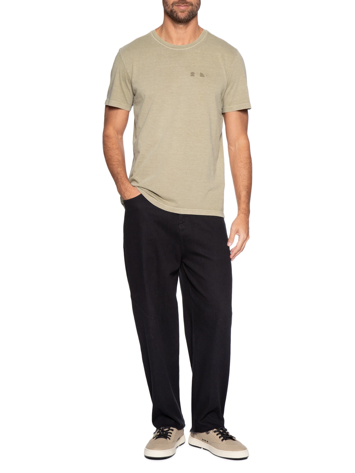 Camiseta Masculina Bugio Bege Austral