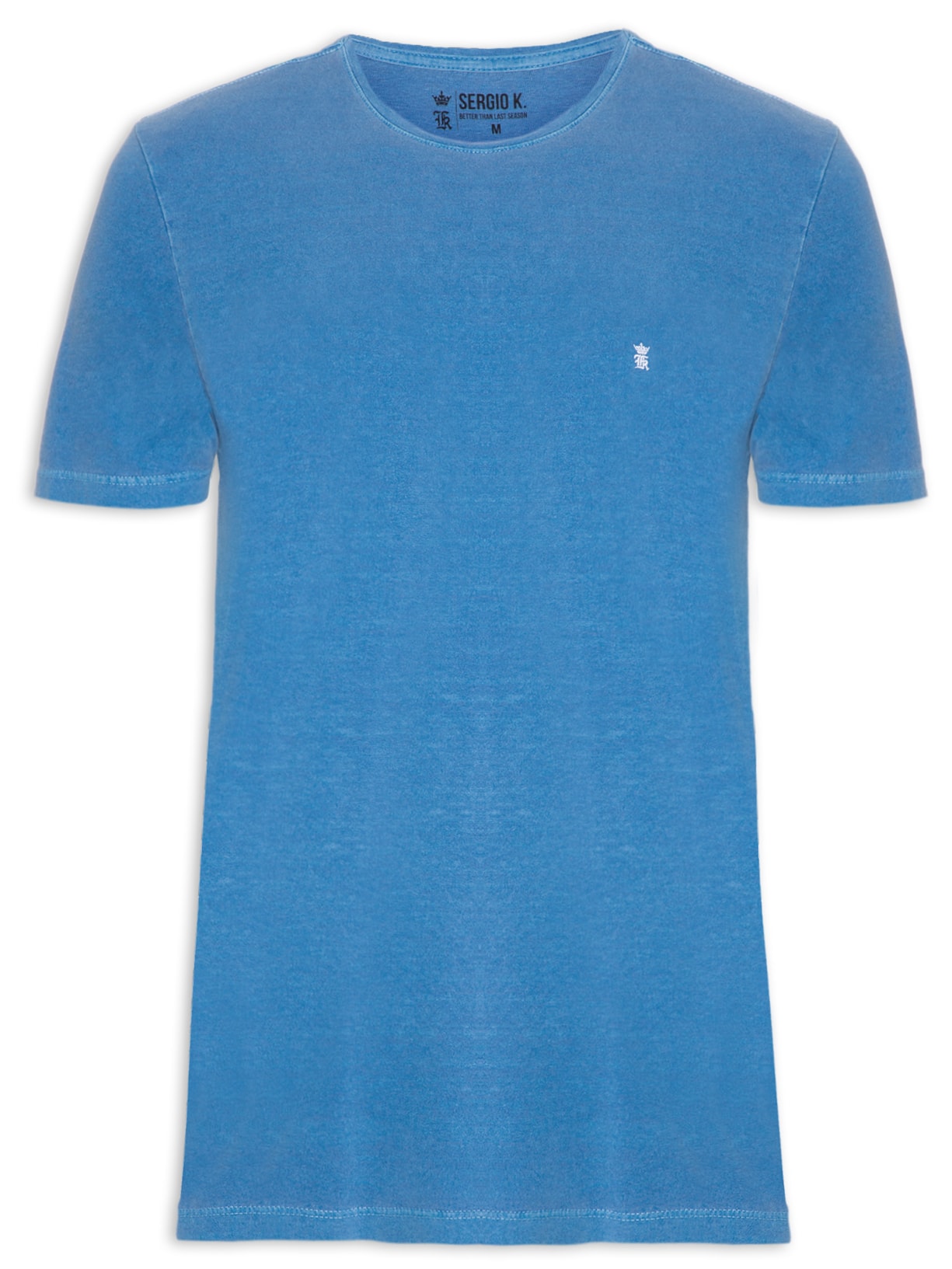 Camiseta Masculina But First Alcoho - Azul