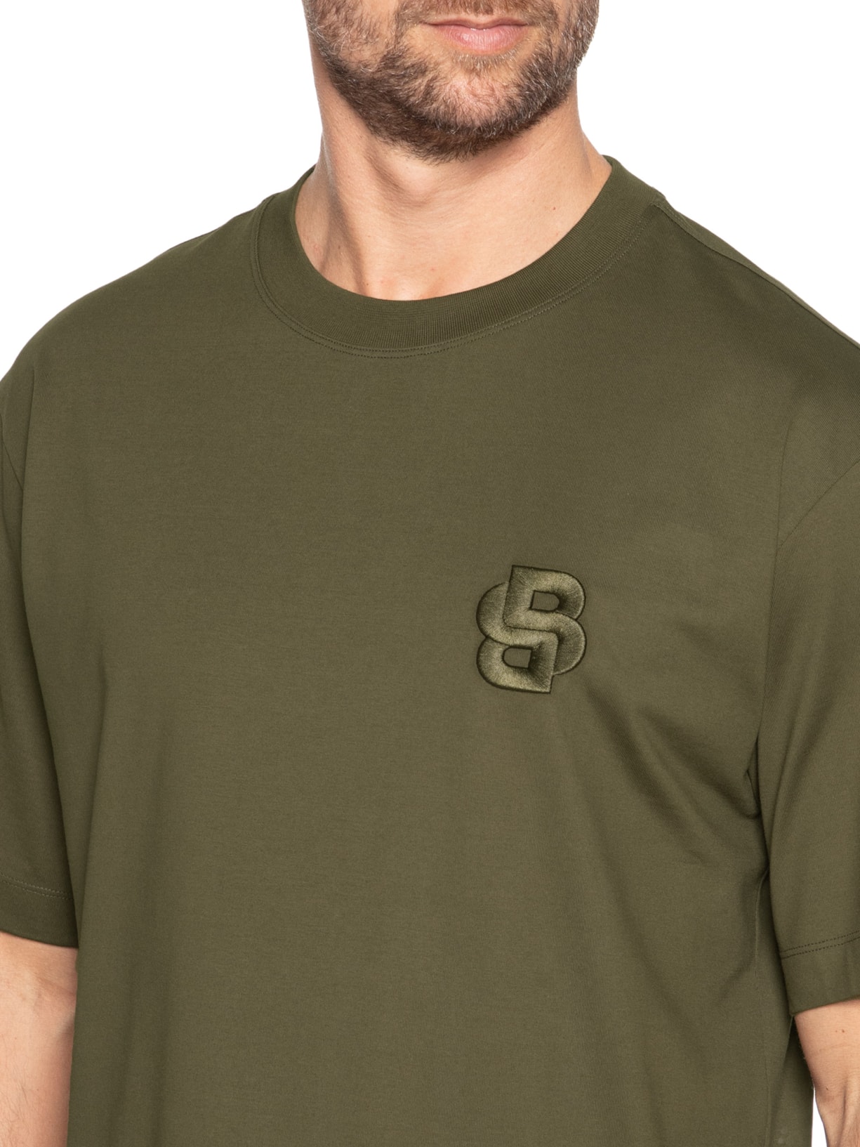 Camiseta Masculina C-Tames 23 Verde Boss