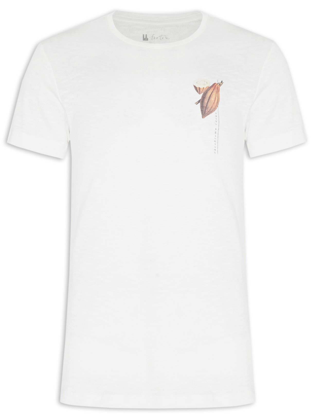 Camiseta Masculina Cacau - Off White
