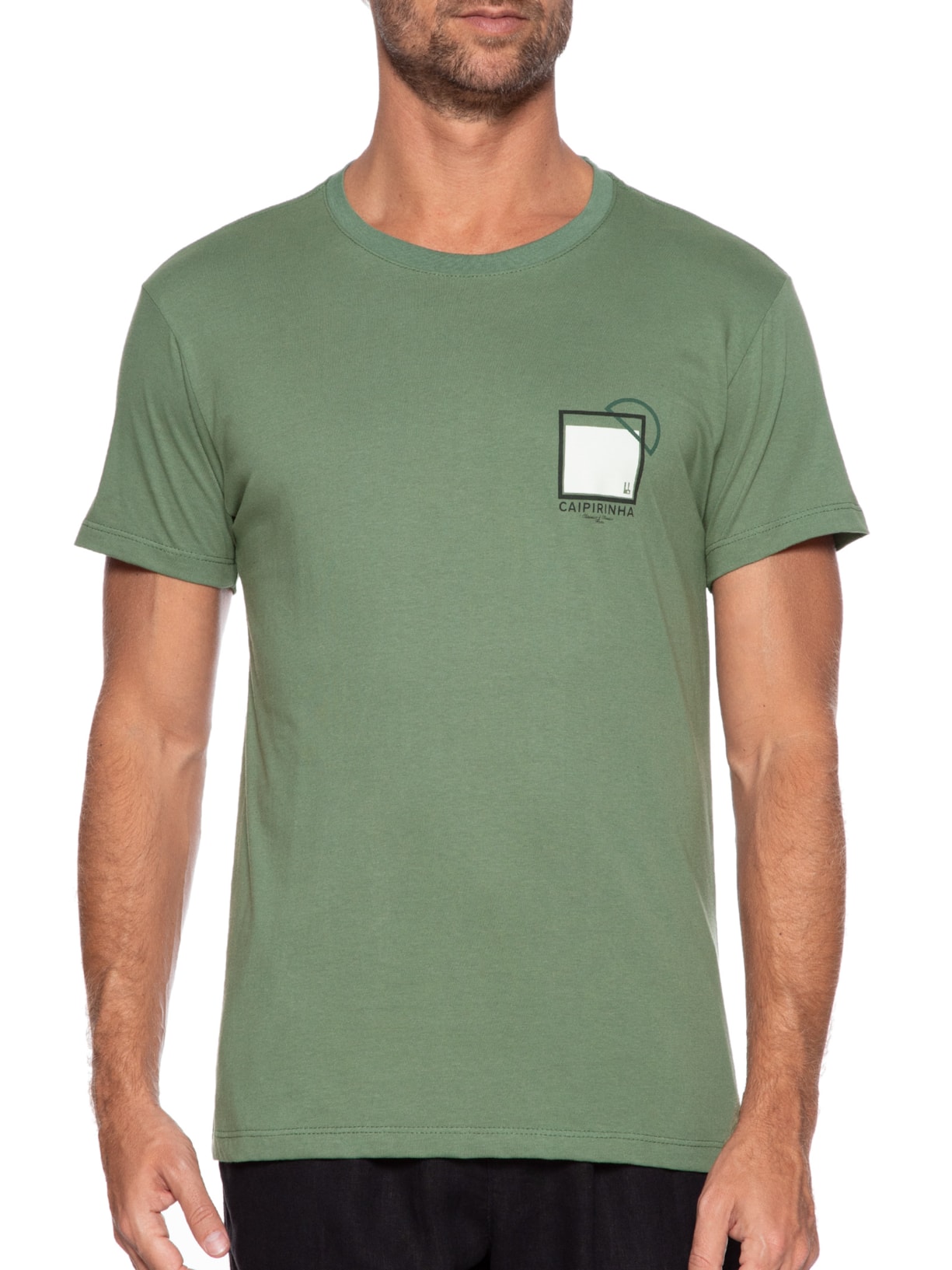 Camiseta Masculina Caipirinha Verde Foxton