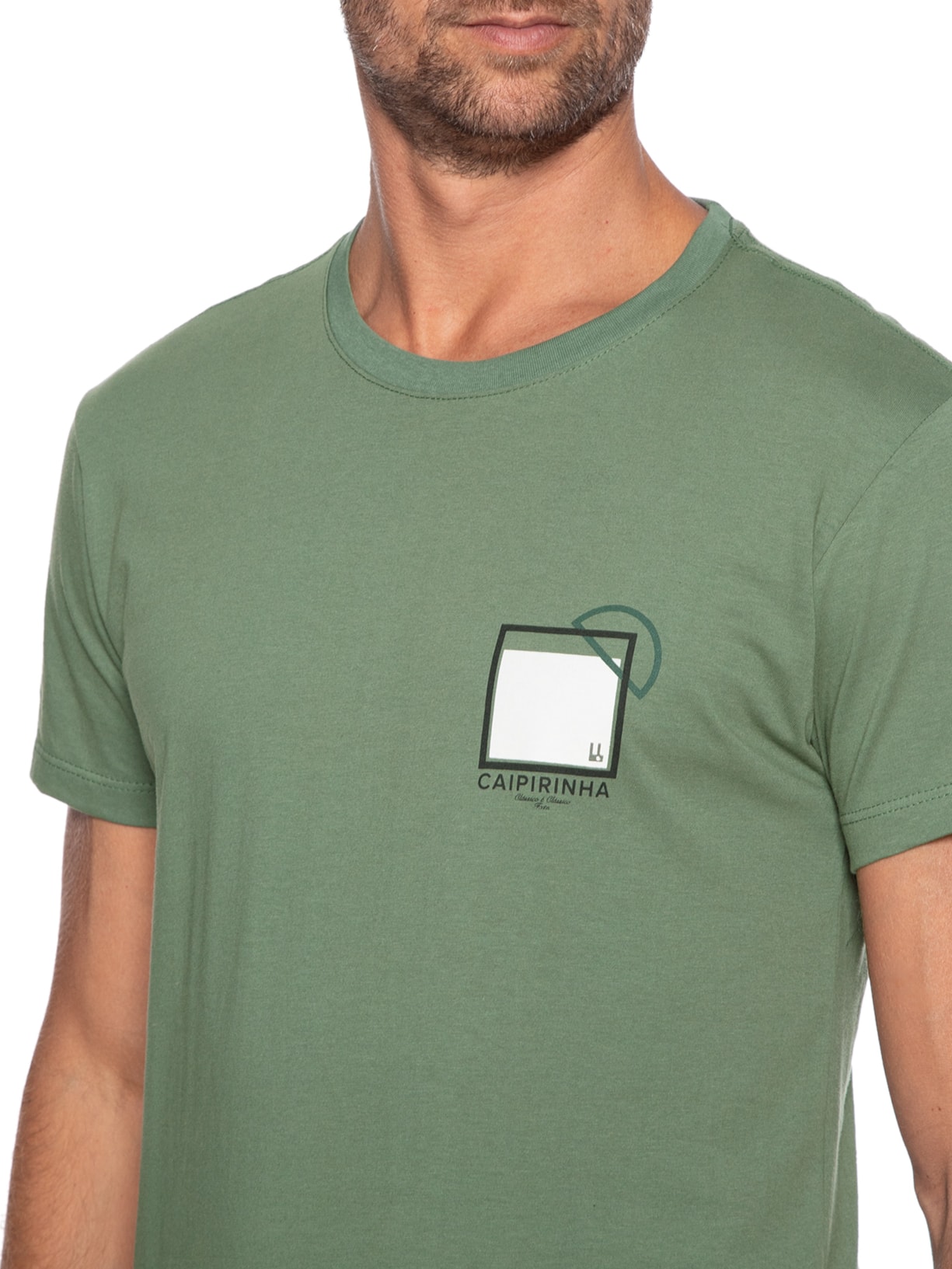 Camiseta Masculina Caipirinha Verde Foxton