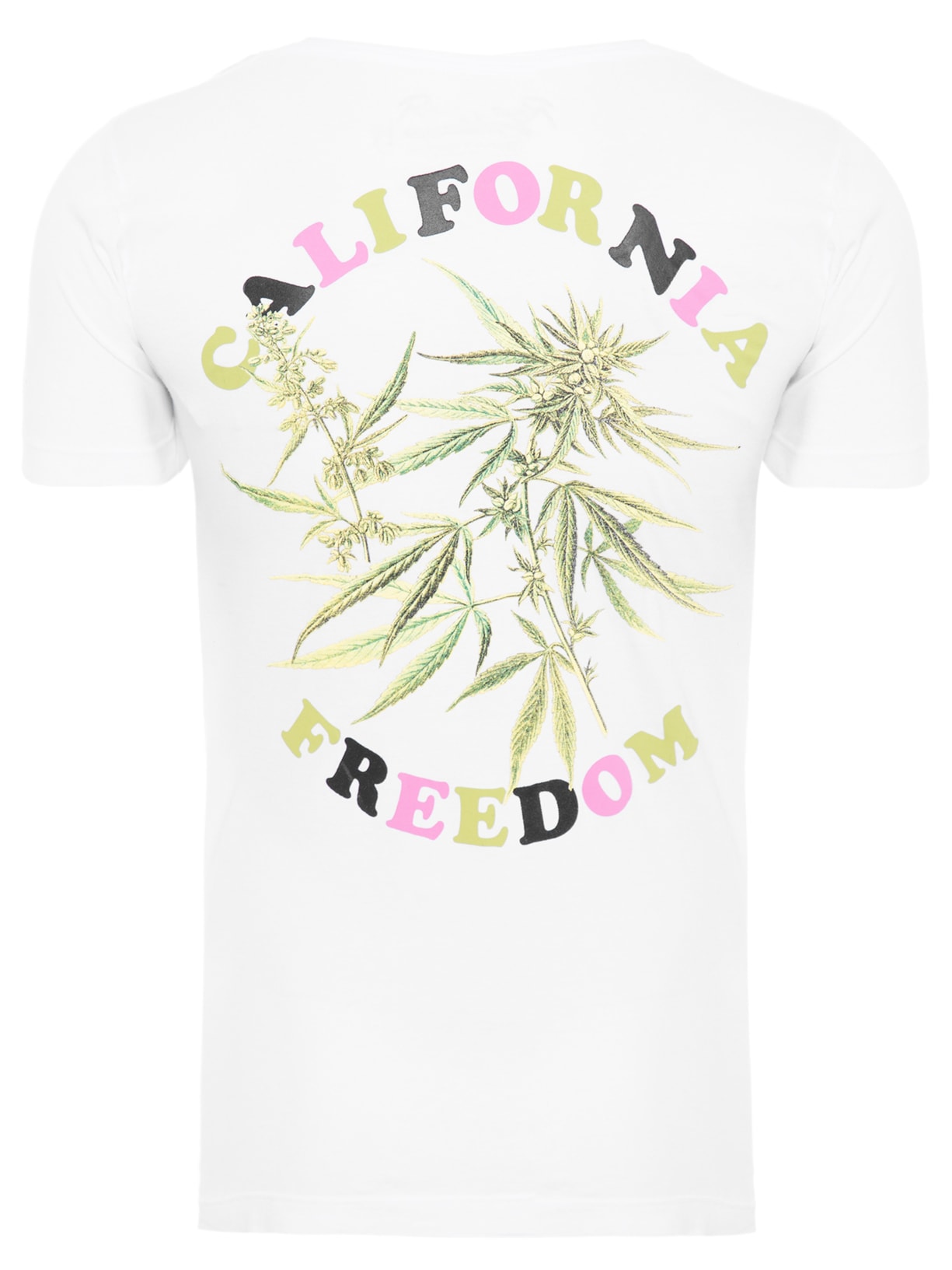 Camiseta Masculina Califórnia Freedom - Branco