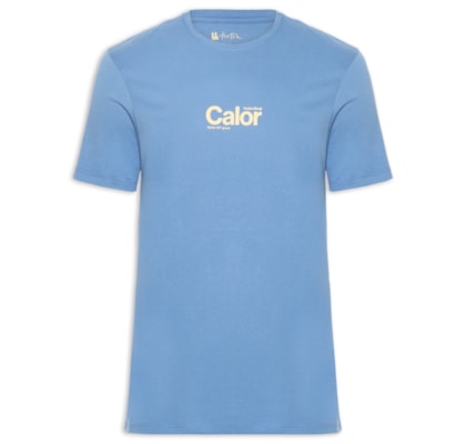 Camiseta Masculina Calor - Azul