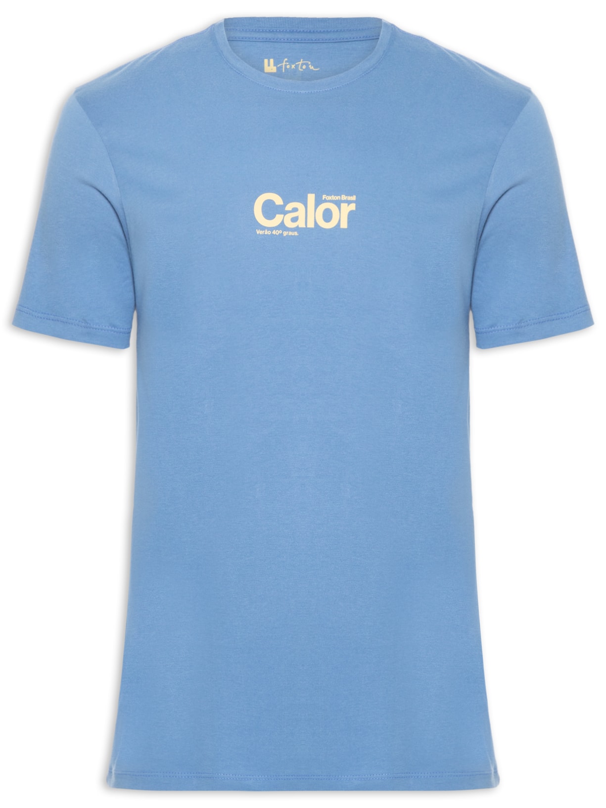 Camiseta Masculina Calor Azul Foxton