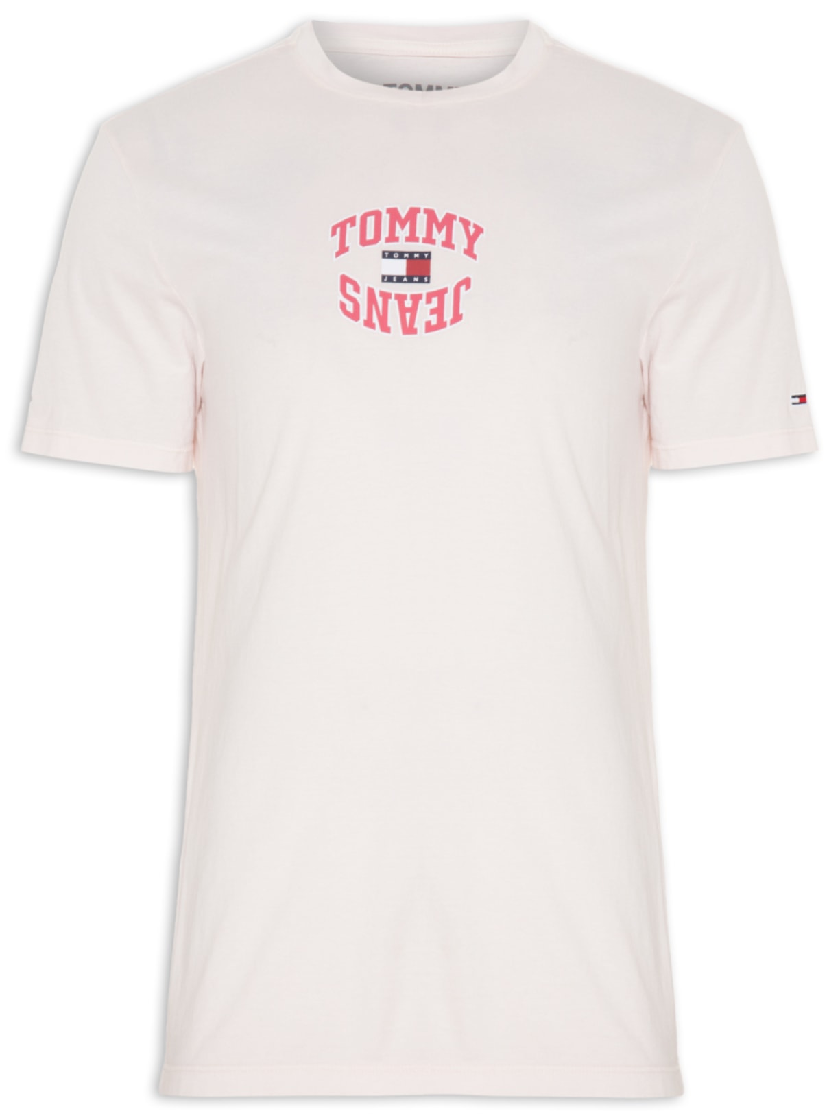 Camiseta Masculina Calssic Arched Logo - Rosa