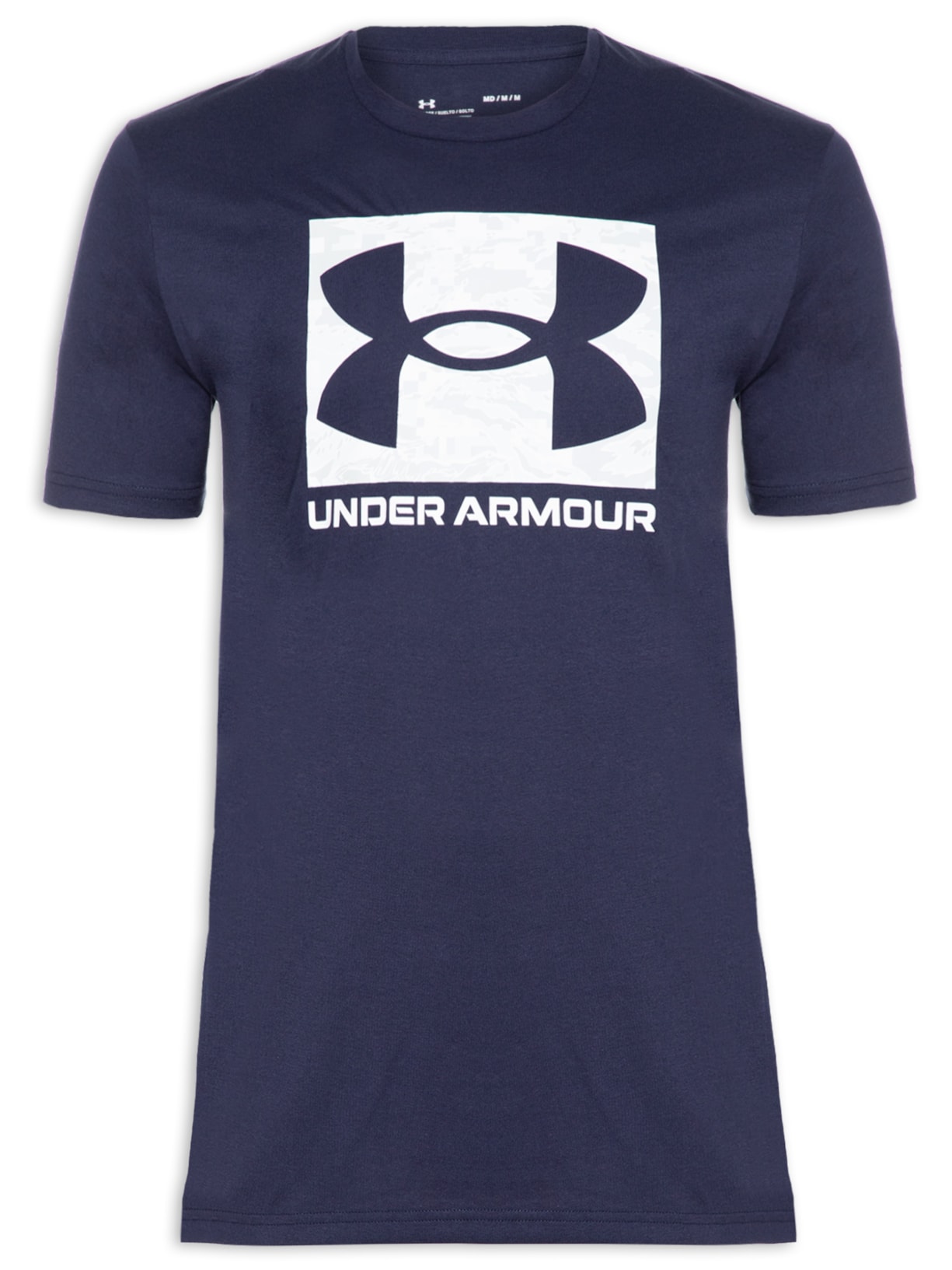 Camiseta Masculina Camo Boxed - Azul