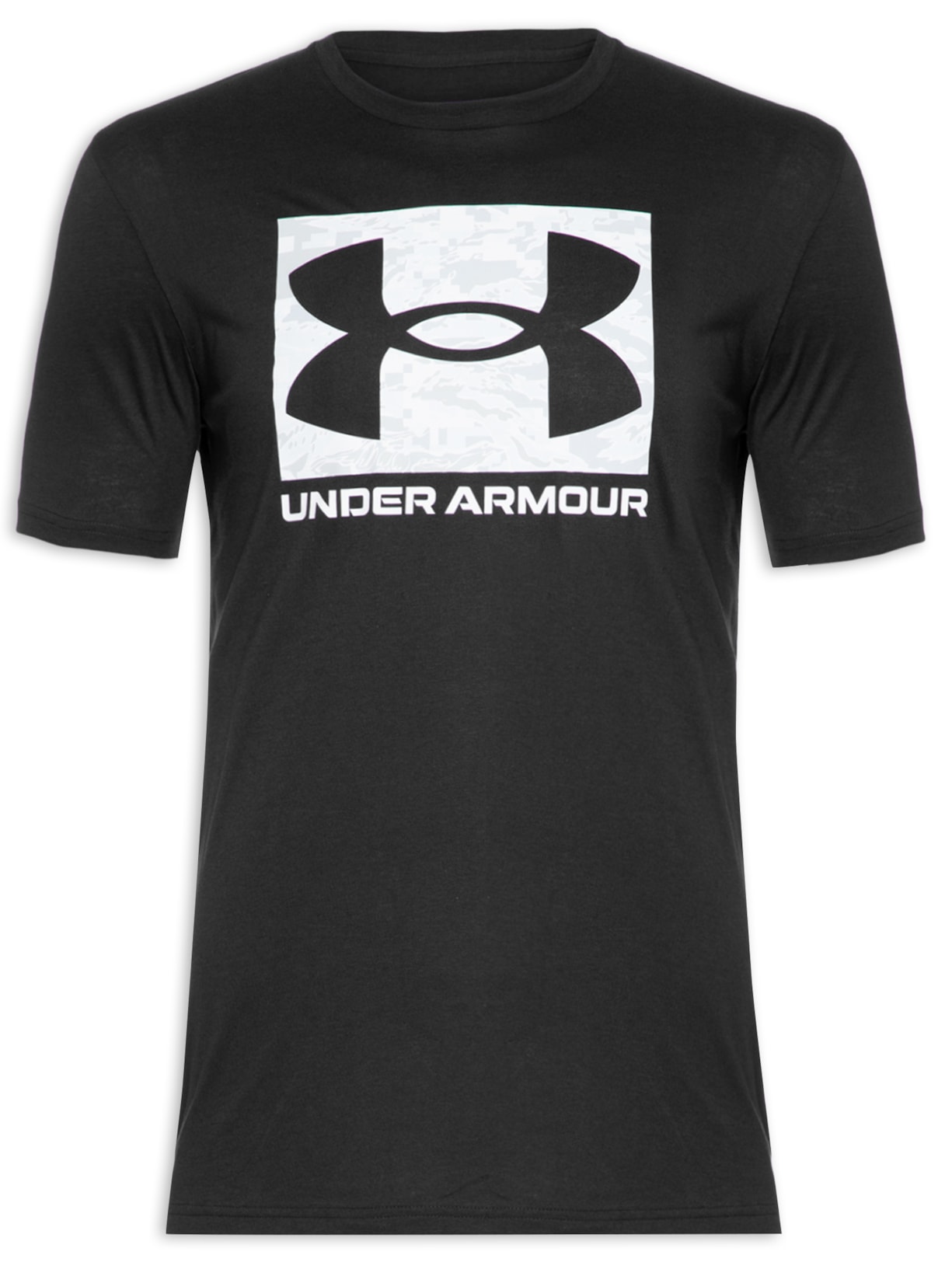 Camiseta Masculina Camo Boxed - Preto