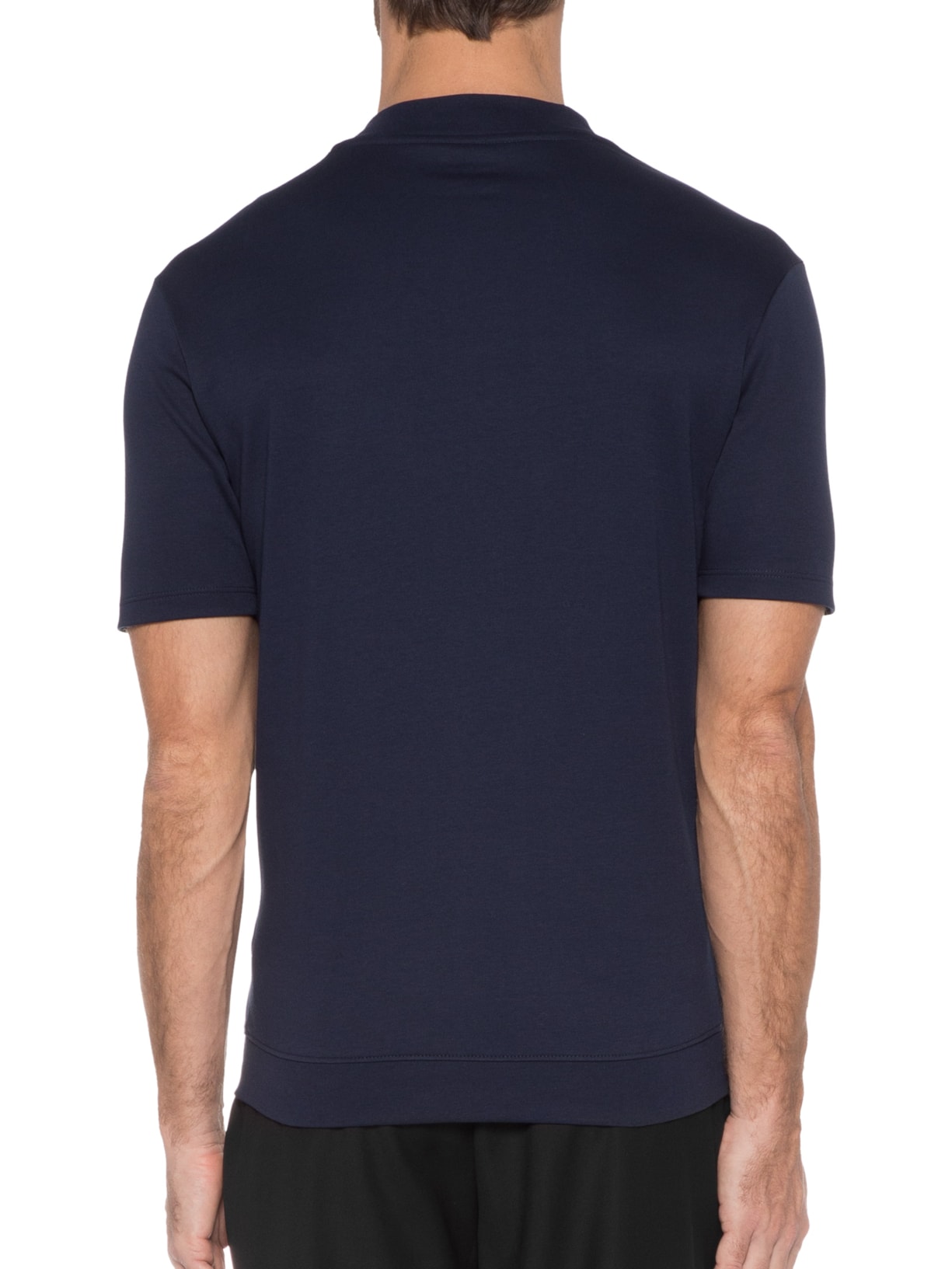 Camiseta Masculina Canelada Azul Ricardo Almeida