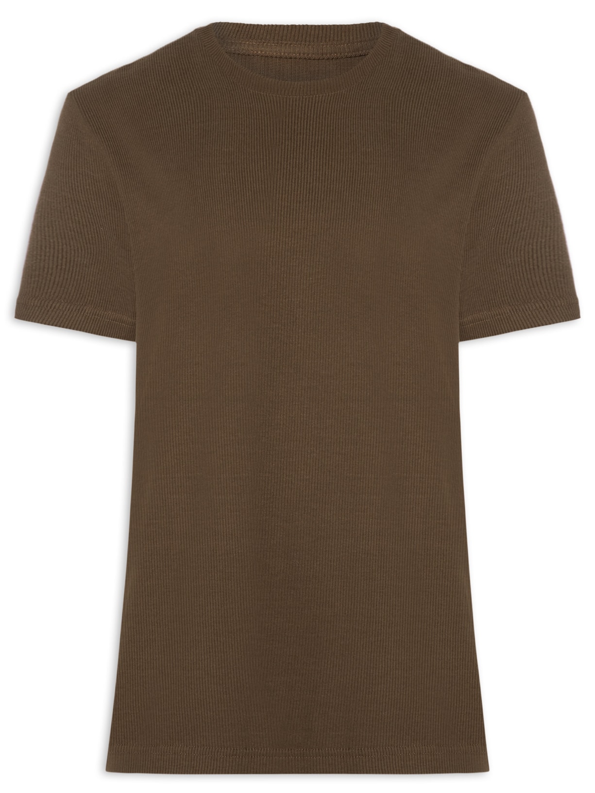 Camiseta Masculina Canelado Pure Soft Marrom Osklen
