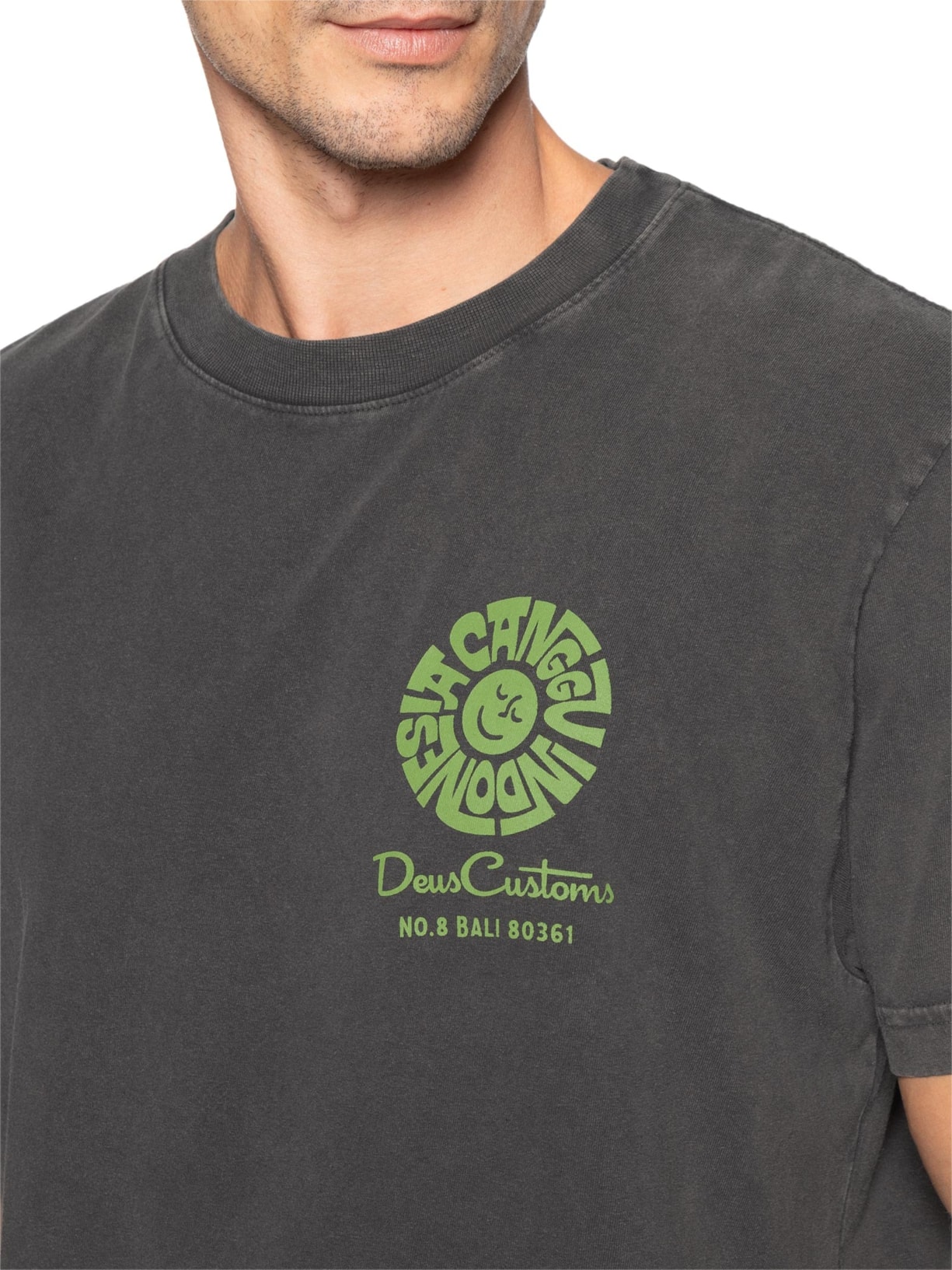 Camiseta Masculina Canggu Address Cinza Deus Ex Machina