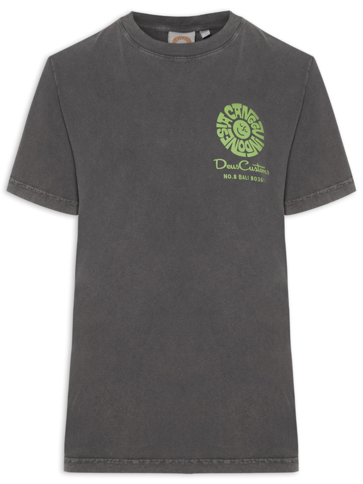 Camiseta Masculina Canggu Address - Cinza