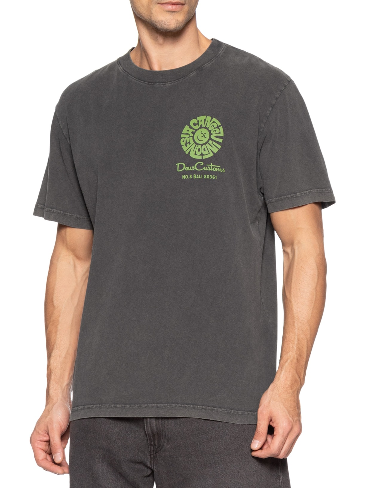 Camiseta Masculina Canggu Address Cinza Deus Ex Machina