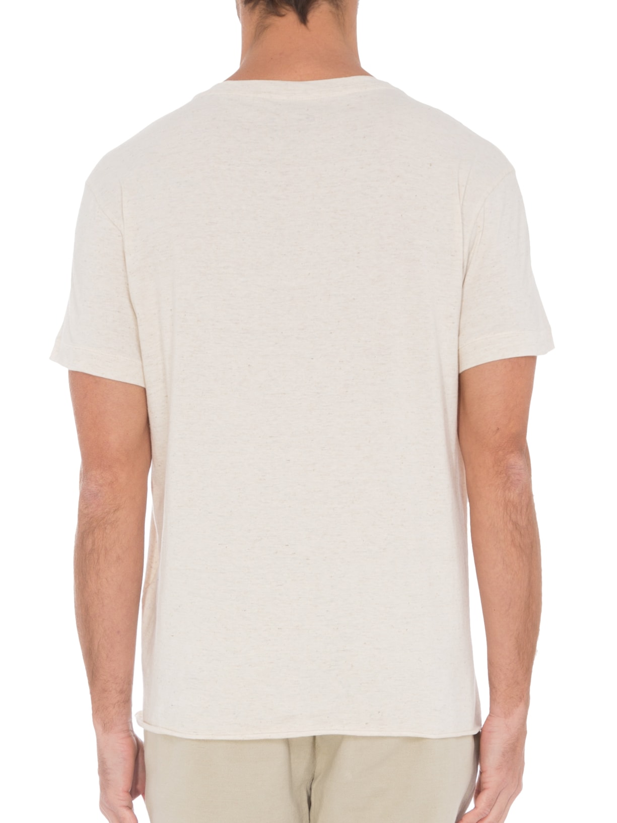 Camiseta Masculina Cânhamo Ciano Sun Bege Osklen