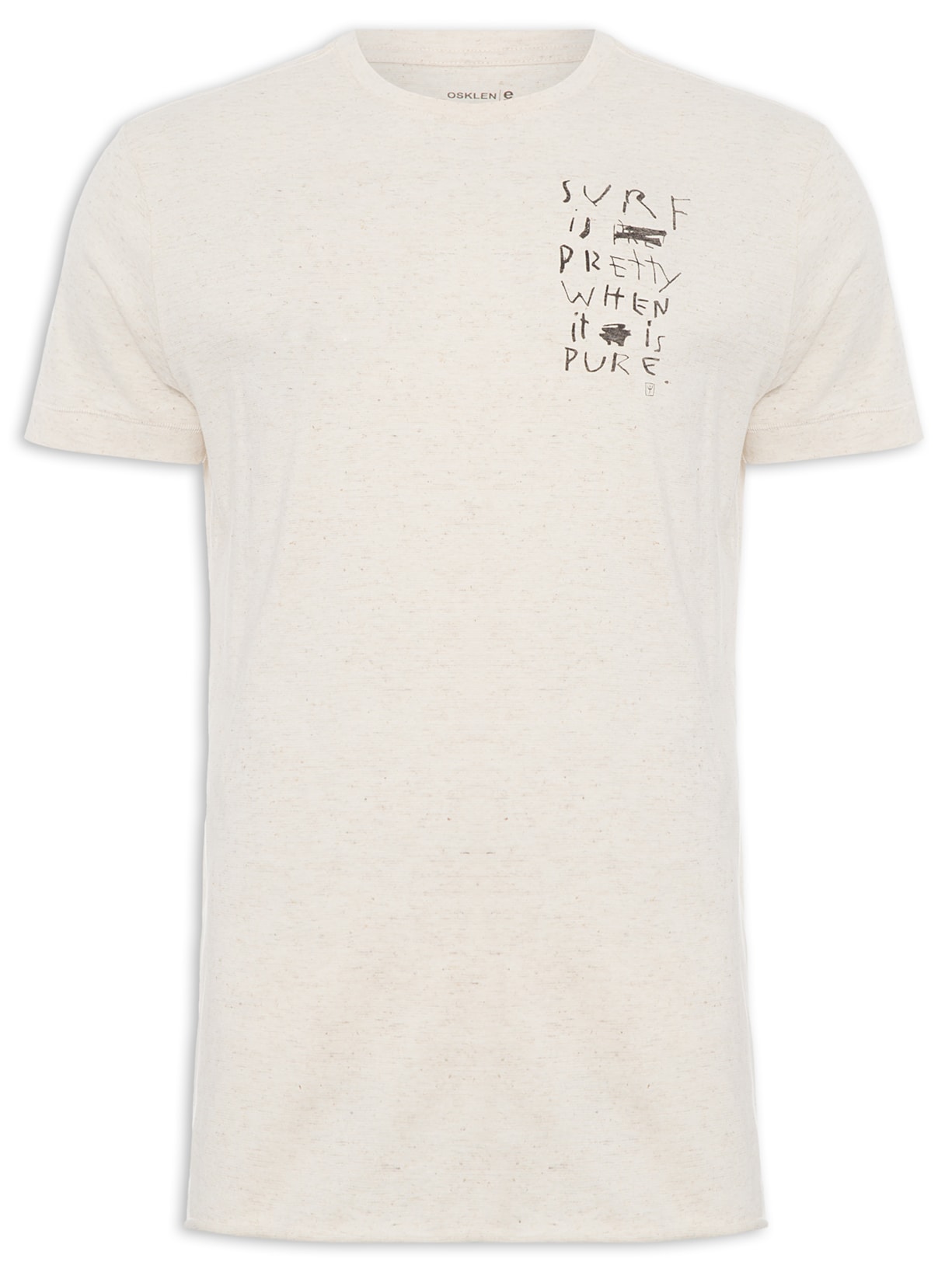 Camiseta Masculina Cânhamo Ciano Sun - Bege