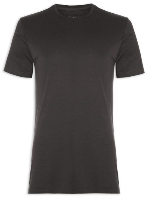 Camiseta Masculina Careca - Cinza