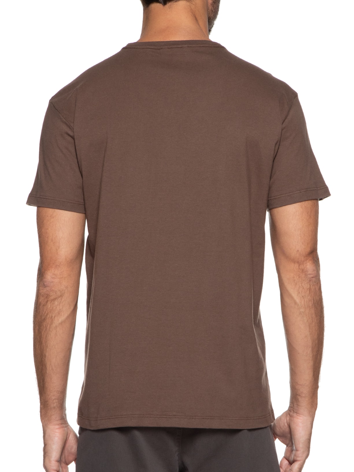 Camiseta Masculina Careca Marrom Reserva
