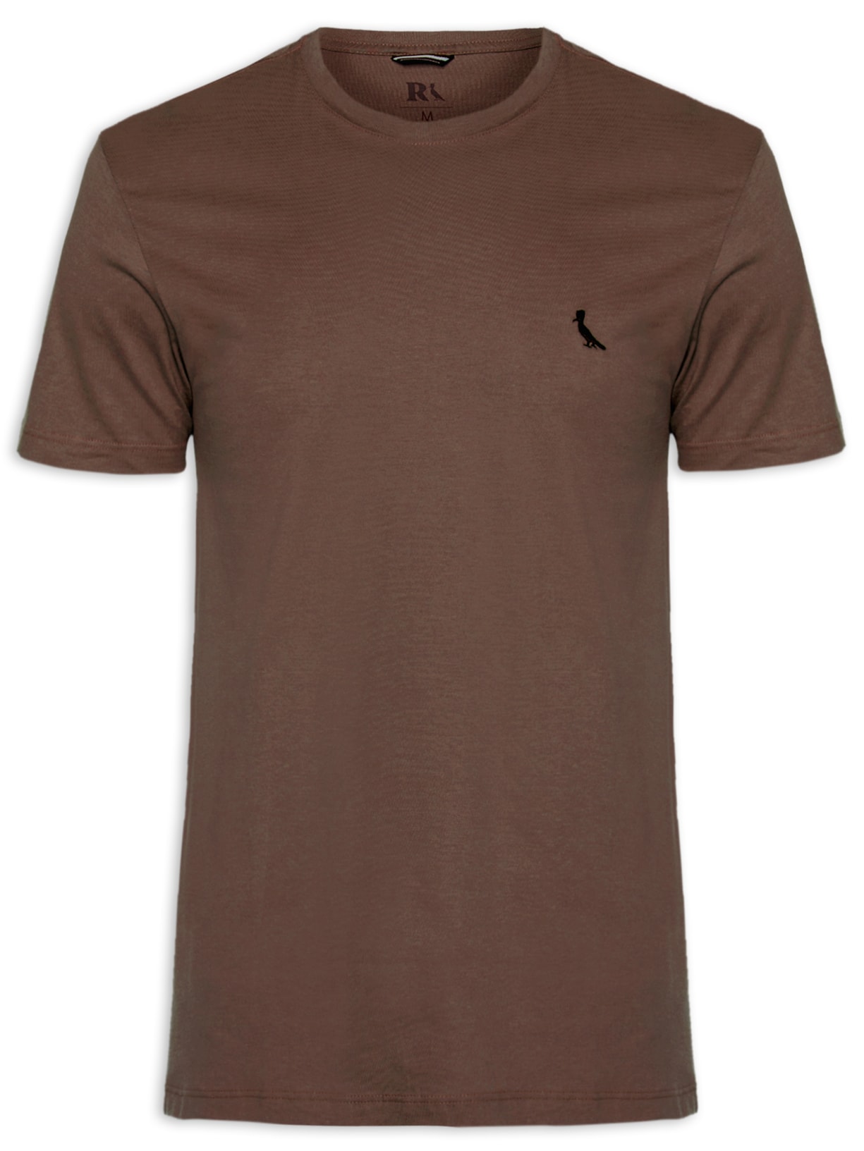 Camiseta Masculina Careca - Marrom