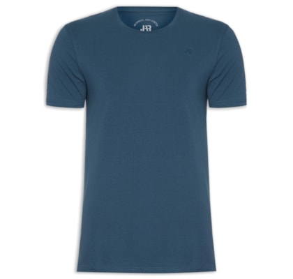Camiseta Masculina Careca Stretch - Azul