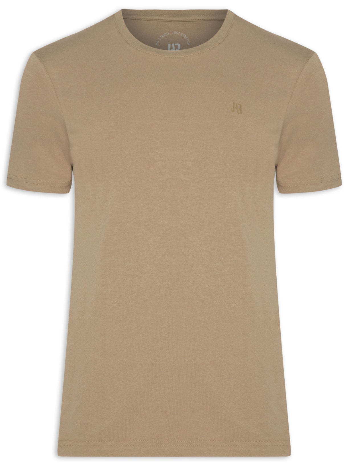 Camiseta Masculina Careca Stretch - Bege