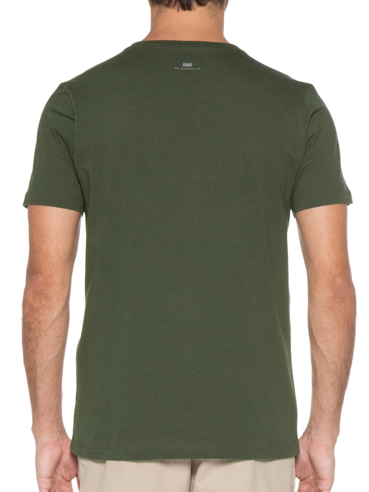 Camiseta Masculina Carta Ao Meu Próximo Verde Urbô