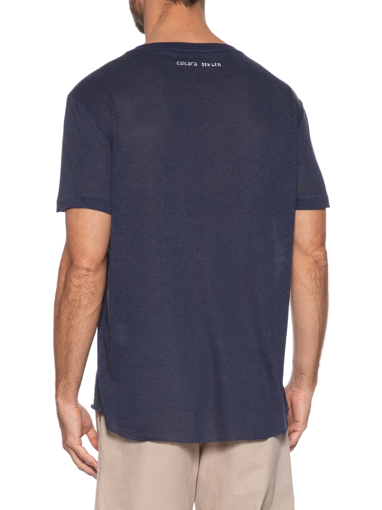 Camiseta Masculina Casa Da Ancora Light Regenerate Life Azul Osklen