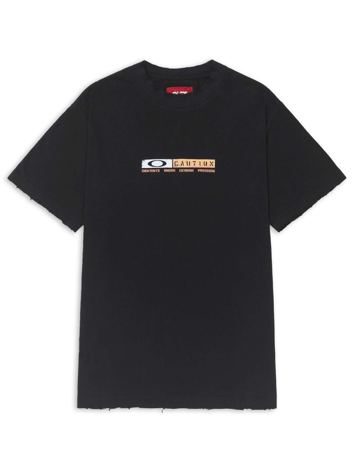 Camiseta Masculina Caution Preto Piet + Oakley